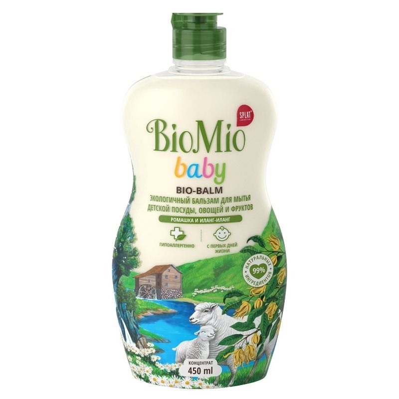 BioMio BABY BIO Бальзам д/мытья Детской посуды 450мл Ромака