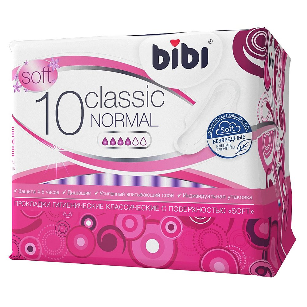 BiBi Classic Normal Soft (10шт)прокл д/крит дней биби прокла