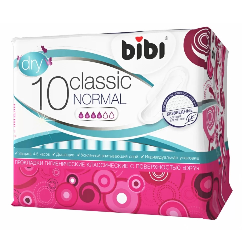 BiBi Classic Normal Dry (10шт) прокл д/крит дней биби прокла