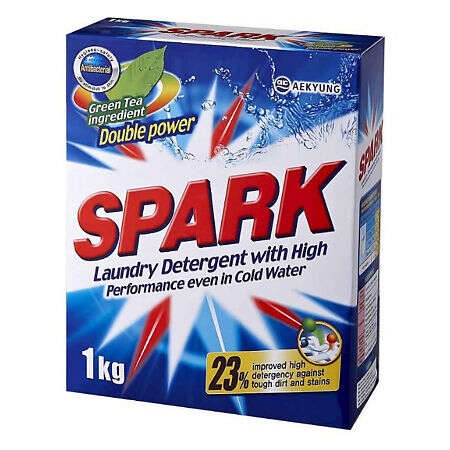 Spark с/п 1кг д/белого и цветного белья (коробка) 978153 пер