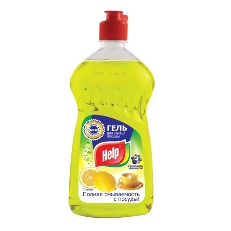 HELP гель д/мытья посуды 500 Лимон 2-0371 хелп
