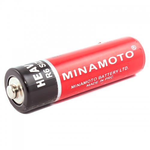 бат MINAMOTO АА пальчиковая R06 Минамото батарейка 12