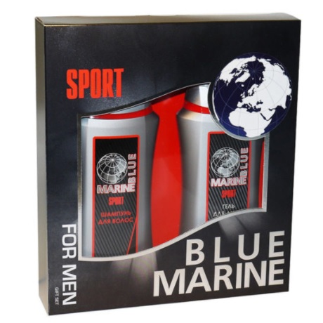 081м НАБОР Blue Marine Sport(ш250+гель д/д250)мини Блу Марин