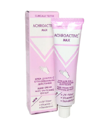 AXROACTIVE Max крем д/рук Отбеливающий 45 Ахроактив ахромин