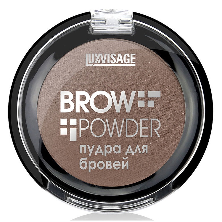 LUX VISAGE пудра д/бровей BROW powder-02 soft brown люкс виз