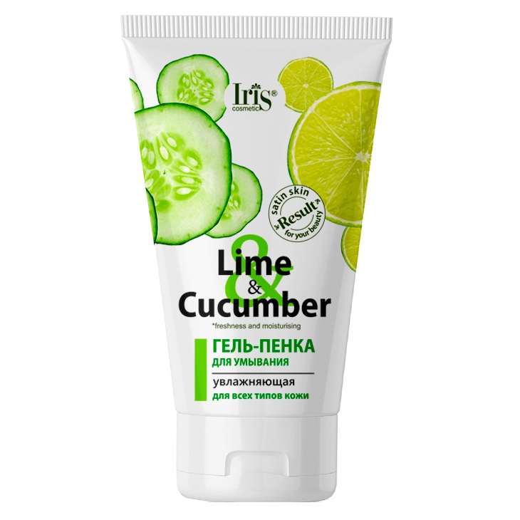 БР Lime . Cucumber Гель-пенка д/умывания 150 Увлажн.д/всех/т
