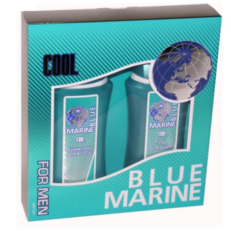 091м НАБОР Blue Marine Cool(ш250+гель д/д250))мини Блу Марин