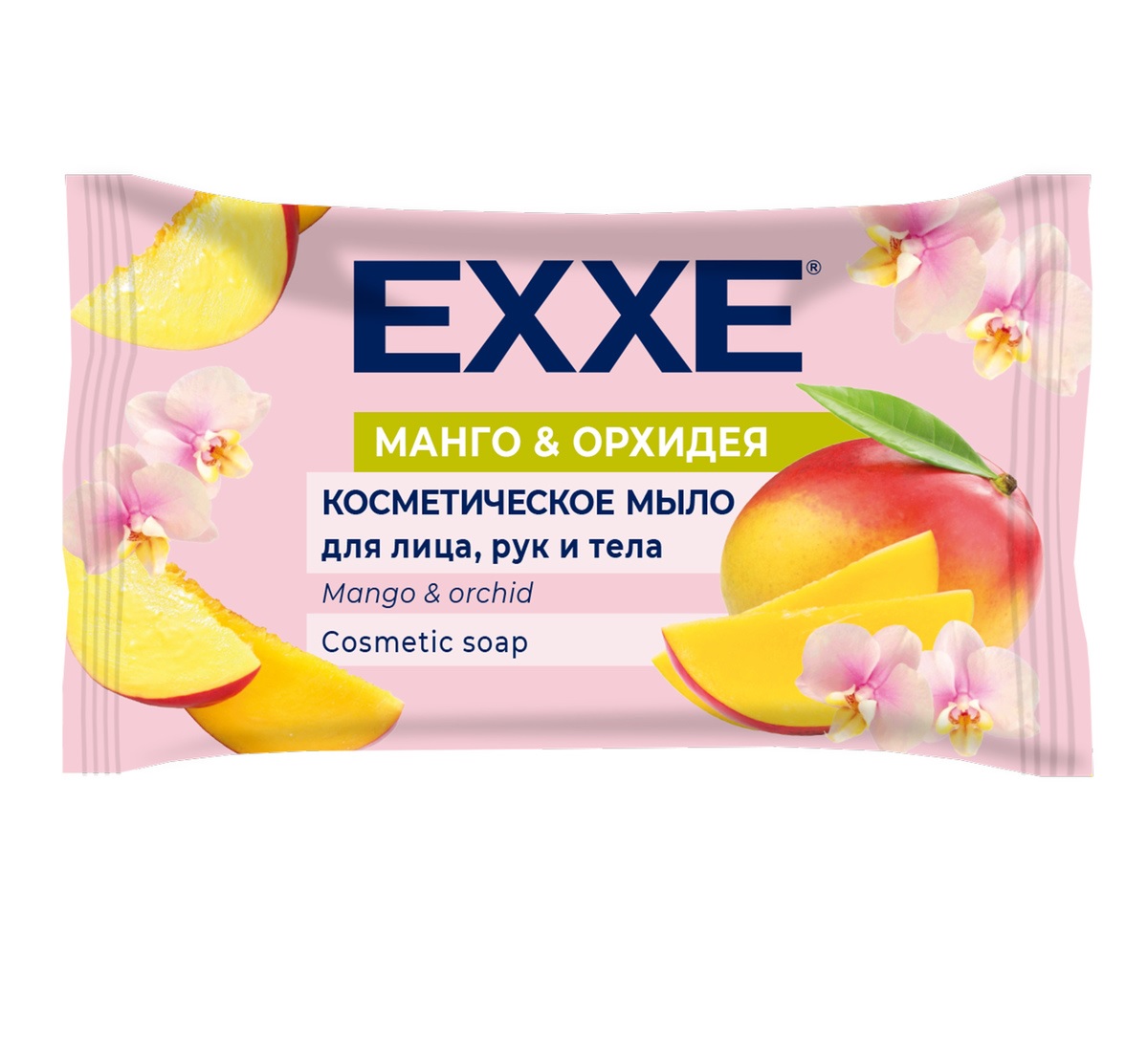 EXXE мыло 1*75г Манго и Орхидея (флоу-пак) С0007382  эксе