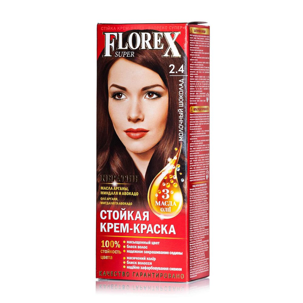 FLOREX Флорекс Кератин 2.4 молочный шоколад