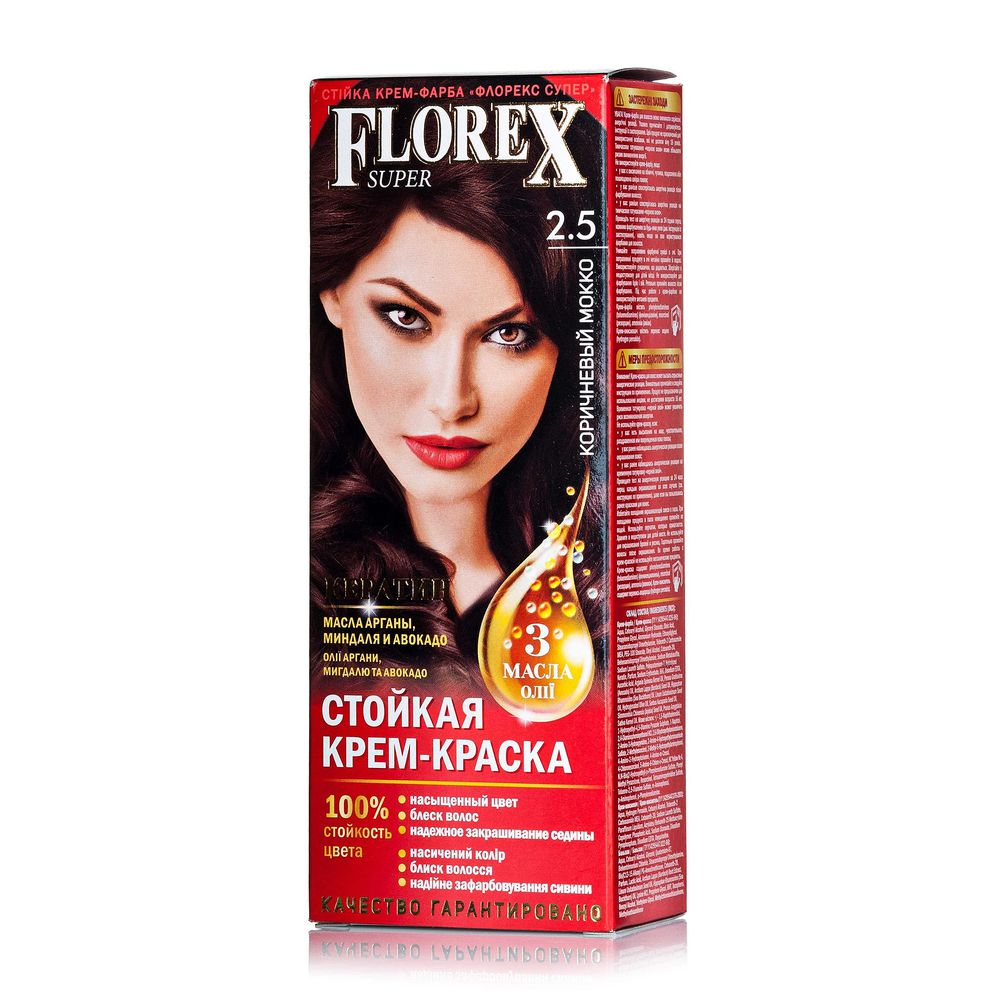 FLOREX Флорекс Кератин 2.5 коричневый мокко