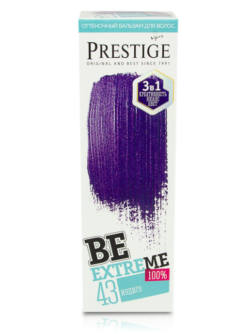 Prestige BeExtreme ВЕ 43-ИНДИГО Цветной Оттеночный бальзам П