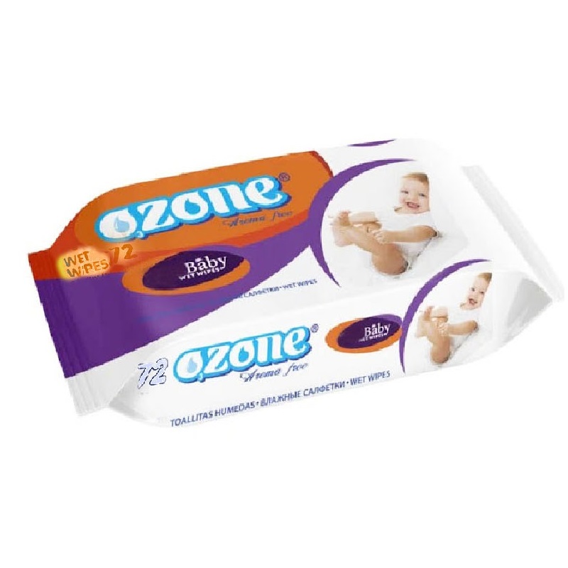 72 OZONE Вл.Салфетки Озон-72шт д/детей с экстр.Календулы и в