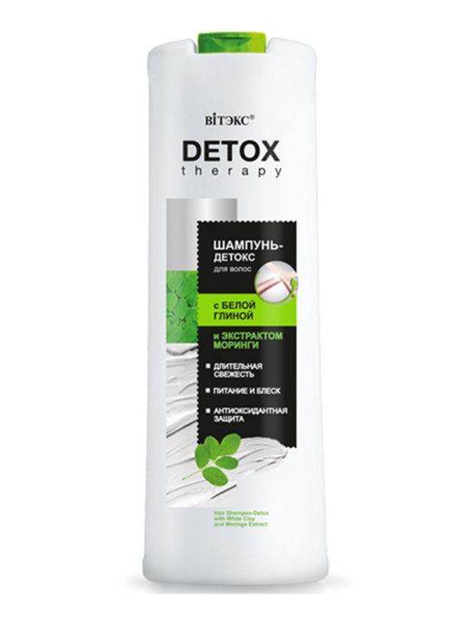 Detox Terapy шампунь-Детокс 500 с Белой глиной и экстр. Мори