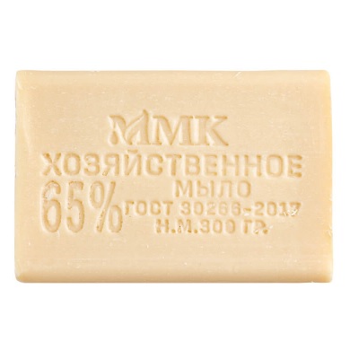 ММК мыло Хозяйственное б/об 300гр 65% без обертки МКХ0221