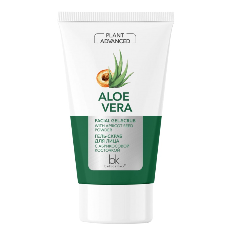 БК Plant Advanced Aloe Vera Гель-скраб д/лица 120г с абрикос