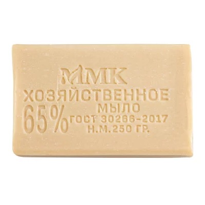 ММК мыло Хозяйственное б/об 250гр 65% без обертки МКХ1421
