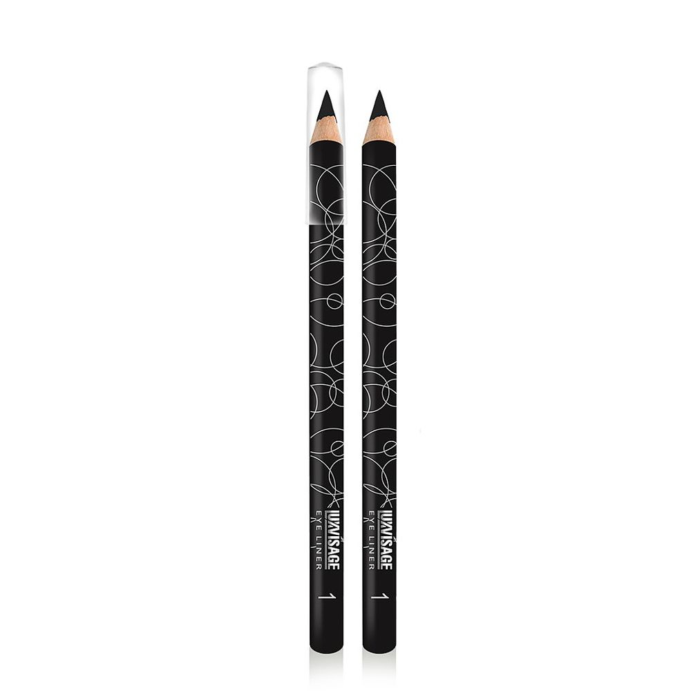 LUX VISAGE карандаш д/глаз-01 черный контур.люкс визаж 10150