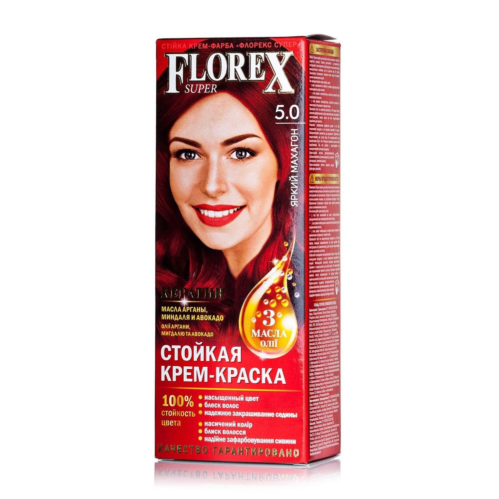 Краска для волос florex каштан